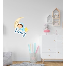 Kişiye Özel Sevimli Çocuk Tasarımlı Çocuk Odası Duvar Sticker-1