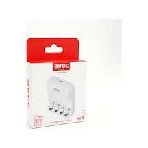 Avec Av-ch03 Usb Pil Şarj Cihazı 4lü