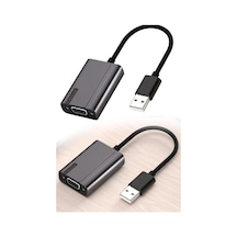 Usb To Vga Dönüştürücü Adaptör Monitör Projeksiyon Görüntü Aktarıcı Kablo Usb 3.0 To Vga Çevirici