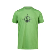 2as Alex Baskılı Erkek Sıfır Yaka T-shirt Yeşil