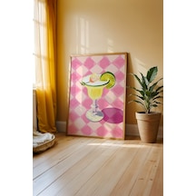 Doğal Ahşap Çerçeveli Modern Mutfak Posteri 49