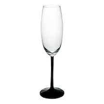 Paşabahçe El İmalatı Kristal Siyah Ayaklı Şampanya Kadehi 1 Adet Paşabahçe El İmalatı Kristal Siyah Ayaklı Şampanya Kadehi 1 Adet
