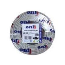 Onli On-2201 2+1 1x0,22 Mini Coax 2x0,22mm 100 Metre Cca Kamera Kablosu