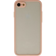 Newface Apple Uyumlu iPhone 7 Kılıf Montreal Silikon Kapak - Pembe Pembe