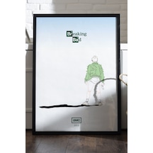Breaking Bad Siyah Ahşap Çerçeveli Poster, Film Duvar Tablosu