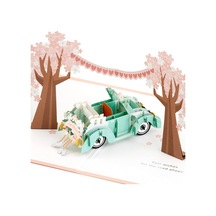 Hallmark Signature Paper Wonder Pop Up Düğün Kartı Klasik Araba, Yeni Evlenmiş 5rzh1207