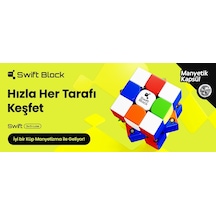 Swift Block 355s 3x3 Rubik Küp Zeka Küpü 48 Mıknatıslı Etiketsiz Tr Resmi Satıcısı Gan Üreti Belirtilmemiş