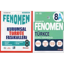 Fenomen 8.sınıf Kurumsal Türkçe Fasiküleri+fenomen 8.sınıf 8a Türkçe