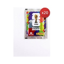 Fıfa World Cup 2026 Sticker Paketi 20'li Paket Toplam 140 Sticker Resmi Lisanslı