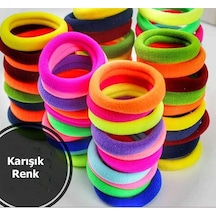 Renkli Ultra Esnek Bilek Lastik Toka 16'li Paket Çok Renkli