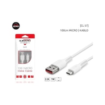 Subzero Cl57 Micro 2.2A 1 Mt Şarj Data Kablosu