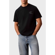 Calvin Klein % 100 Pamuk Regular Fit Bisiklet Yaka T Shirt Lv04rg220gub1 Erkek T Shirt Lv04rg220g Ub1 Siyah