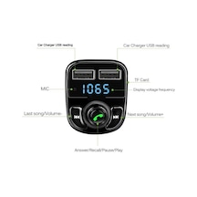 Bay Carx8 Bluetooth Araç Kiti Fm Transmitter Najmaddin