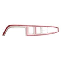 2016-2020 Hyundai Elantra Gümüş Cam Kaldırma Anahtarı Düğme Paneli Kapağı Döşeme Iç Kapı Kol Dayanağı Dekorasyonu Siyah