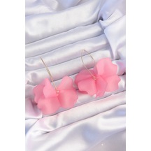 Ezoconcept Pirinç Pembe Renkli Flora Küpe Çok Renkli