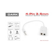 Dark Dk Cb Auc03 1x Erkek Stereo 2x Dişi Ses Ara Kablosu