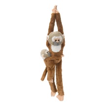 Wild Republic Asılı Yavrulu Sincap Maymunu 50 Cm 15264 Çok Renkli