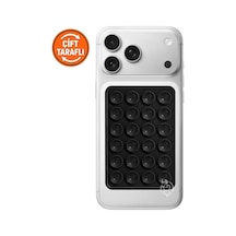Uruchı Çift Taraflı Silikon Vantuzlu Telefon Tutucu, Ahtapot Vakumlu Tasarım, Telefon Arkası Kılıf Tutucu, Araç Ve Masa Üstü Kullanım, Tüm Cep Telefonu Modellerine Uygun, Siyah, Çift Taraflı