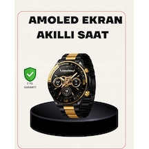 Amoled Akıllı Saat Manyetik Şarj Gps Destekli Spor Ve Günlük Kullanım Diğer