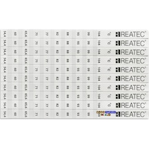 Reatec Sıcaklık Ölçüm Etiketi Isı Ölçer Ölçüm Aralığı 54,4 C - 104 C 10adet