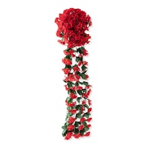 Cihan Çiçekçilik Yapay Sarkan Bahar Dalı 75 Cm 22 Dal Kırmızı
