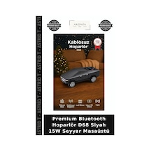 Premium Bluetooth Hoparlör D68 Siyah 15w Seyyar Masaüstü