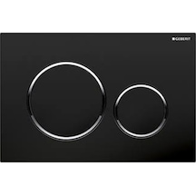 Geberit Sigma20 115.882.14.1 Kumanda Kapağı, Çift Basmalı Siyah