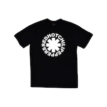 Red Hot Chili Peppers Baskılı Unisex %100 Pamuk T-shirt SIYAH