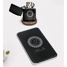Kişiye Özel Isimli Benzinli Çakmak Ve 5.000 Mah Powerbank (512122087)