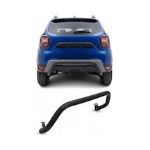 Dacia Duster Adblue 2018-2024 Uyumlu Araca Özel Pars Arka Koruma 60mm Siyah