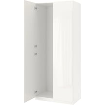 Ikea Beyaz Ferah Kapaklı Gardırop Beyaz-parlak Cila