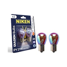 Py21w 93 Turuncu Amber Chorome Diadem Bau15s, 12v, 2'li Paket