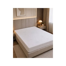 Yatak Alezi Fitted Jakarlı Comfort Serisi Sıvı Geçirmez Beyaz