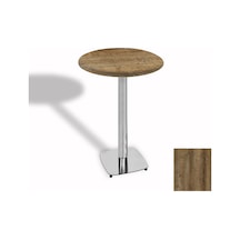 Bistro Masa Tokyo Kromnikel - Werzalit, Wermodin Ve Allzalit Tabla 70 Cm Çap - Canyon Hidalgo Çok Renkli