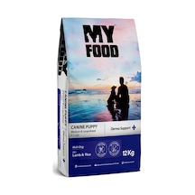 My Food Kuzulu ve Pirinçli Büyük - Orta Irk Yavru Köpek Maması 12 KG