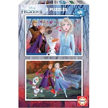 Educa 2X48 Parça Frozen 2 Puzzle Yapboz