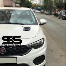 Fiat Egea Uyumlu Piano Black Kaput Üstü Havalandırma Izgarası (01) (Sts Oto Aksesuar)