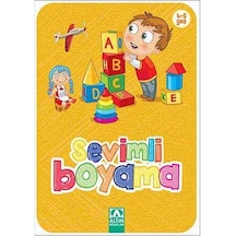 Sevimli Boyama - Sarı- Altın Kitaplar