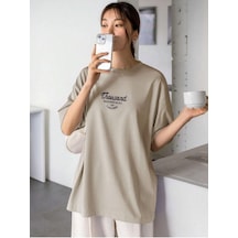 Kadın Thousand Baskılı Oversize T-shirt 001
