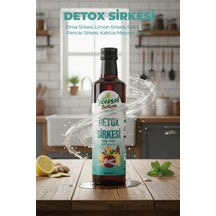 Yöresel Bahçem Detox Sirkesi Doğal Fermantasyon 500 Ml
