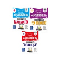 2027 7.sınıf Güçlendiren M-t-f %100 Maarif Bağlam Temelli Yeni Müfredat Soru Bankası Seti 3 Kitap