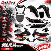 Honda Cbf 150 Komple Kaporta Seti Siyah -arr4665 Grenaj