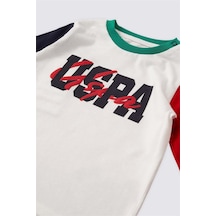 U.s. Polo Assn. Erkek Bebek Kısa Kol 2'li Tişört Takım Usb1824 Krem