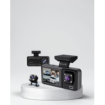 Wi-fi Bağlantılı Full Hd Araç Kamera Seti 3 Kameralı Park Koruma Ve Döngü Kayıt 77759743