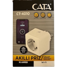 Cata Ct-4010 Wifi Üzerinden Kontrol Edilebilen Akıllı Priz 4 Adet