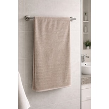 Santos %100 Pamuk Banyo Havlusu 90x150 Cm Yumuşak Ve Emici Kahve
