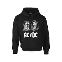Ac Tesla Vs. Dc Edison Siyah Erkek Fermuarsız Kapşonlu Sweat Ac Tesla Vs. Dc Edison Siyah Erkek Fermuarsız Kapşonlu Sweat