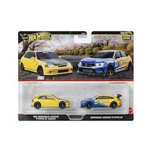 Premium Car Culture '99 Honda Civic Type R Ek9 & Honda Civic Type R Jbl00 Çok Renkli