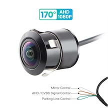 Geri Görüş Park Kamerası 1080p Ahd 170 Derece Ahd-cvbs Park Çi...