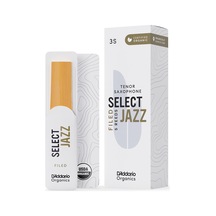 D'addario Organik Select Jazz Filed Tenor Saksafon Dili - Saksafon Boruları - İlk Ve Tek Organik Kamış Boru - 3 Yumuşak, 5 Paket